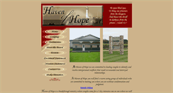 Desktop Screenshot of havenofhopes.com