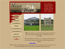 Tablet Screenshot of havenofhopes.com